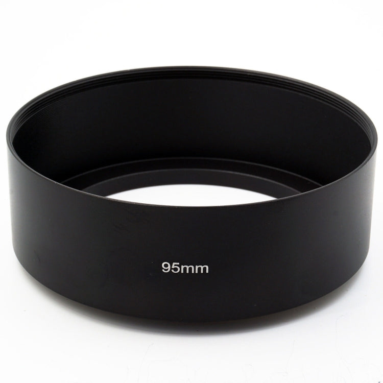 95mm Thread Type Straight Tube Full Metal Lens Hood Shade for Medium Telephoto Lens - free shipping - PMC TechLife - Order now!