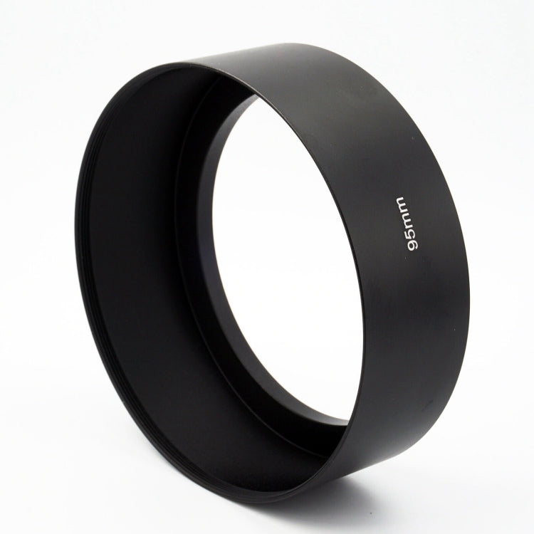95mm Thread Type Straight Tube Full Metal Lens Hood Shade for Medium Telephoto Lens - free shipping - PMC TechLife - Order now!