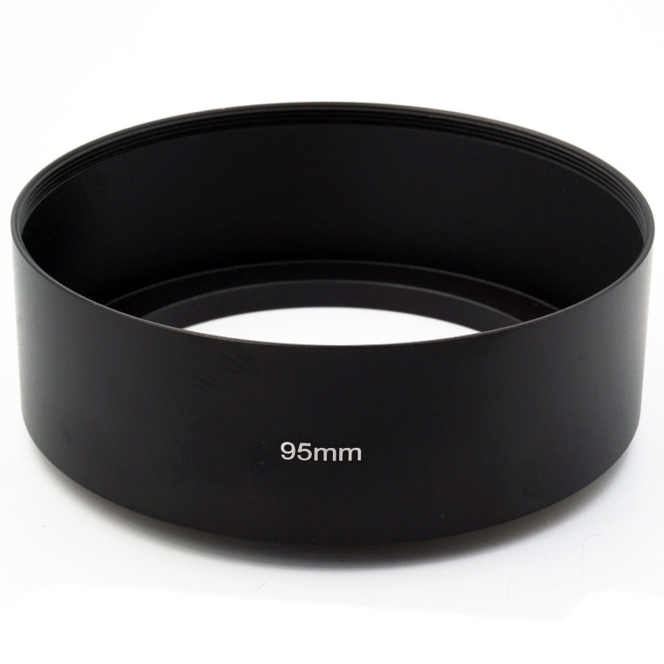 95mm Thread Type Straight Tube Full Metal Lens Hood Shade for Medium Telephoto Lens - free shipping - PMC TechLife - Order now!