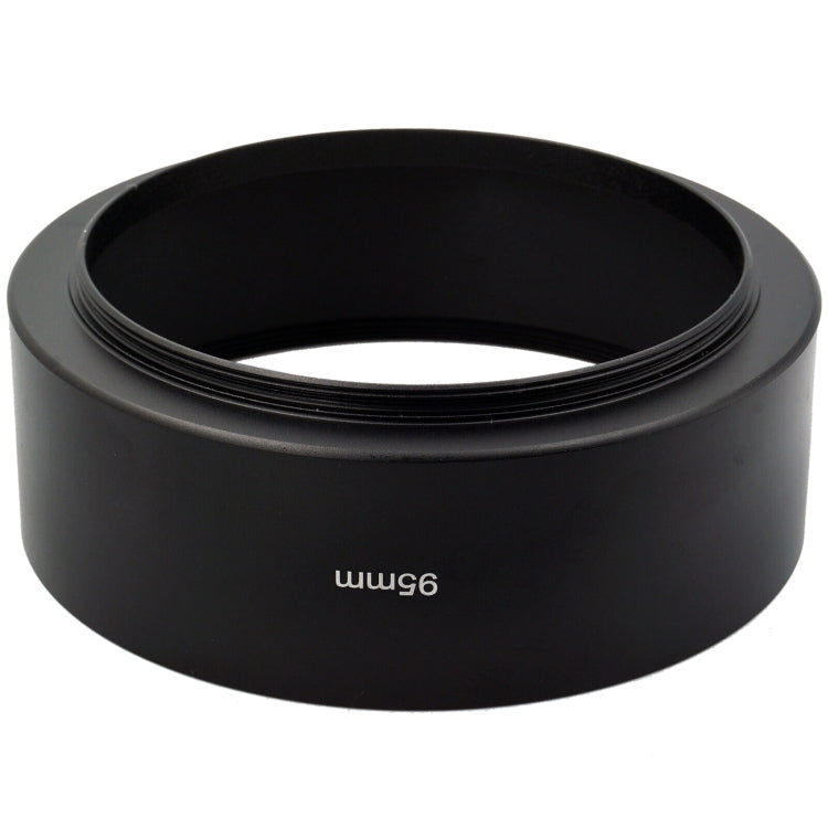95mm Thread Type Straight Tube Full Metal Lens Hood Shade for Medium Telephoto Lens - free shipping - PMC TechLife - Order now!