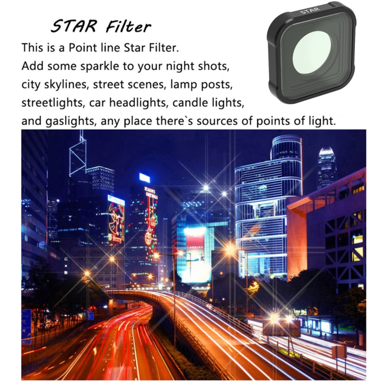 JSR KB Series STAR+CPL+NIGHT+ND8+ND16+ND32 Lens Filter for GoPro HERO13 Black /12 Black /11 Black /10 Black /9 Black - free shipping - PMC TechLife - Order now!