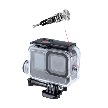 For GoPro HERO10 Black / HERO9 Black 30m Charging Waterproof Housing Case with Buckle Basic Mount & Screw - Waterproof Cases by PMC Jewellery | Online Shopping South Africa | PMC Jewellery