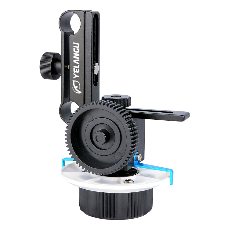 YELANGU F0 Camera Follow Focus with Gear Ring Belt for Canon / Nikon / Video Cameras / DSLR Cameras (Blue) - free shipping - PMC TechLife - Order now!