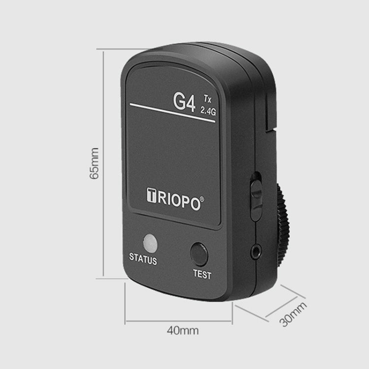 TRIOPO G4 2.4G Wireless Flash Speedlite Trigger with Hot Shoe (Black) - free shipping - PMC TechLife - Order now!