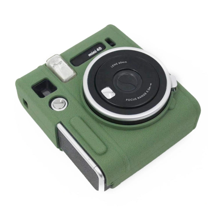 Soft Silicone Protective Case for Fujifilm Instax mini 40 (Green) - Protective Case by PMC Jewellery | Online Shopping South Africa | PMC Jewellery