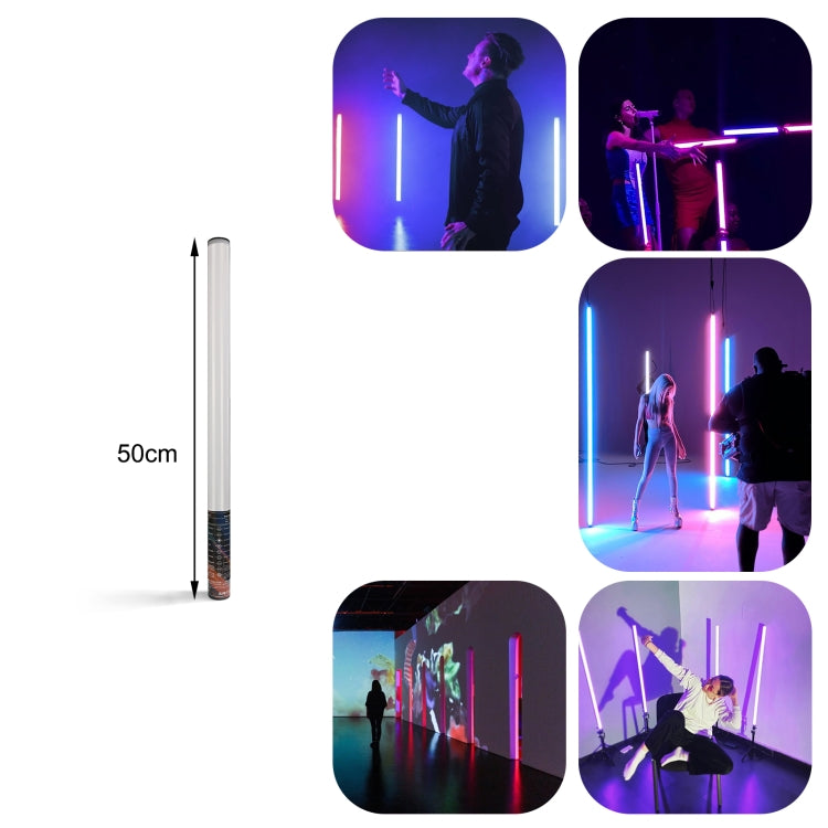 LUXCeO Mood1 50cm RGB Colorful Atmosphere Rhythm LED Stick Handheld Video Photo Fill Light, No Tripod -  by LUXCeO | Online Shopping South Africa | PMC TechLife | Buy Now Pay Later Mobicred