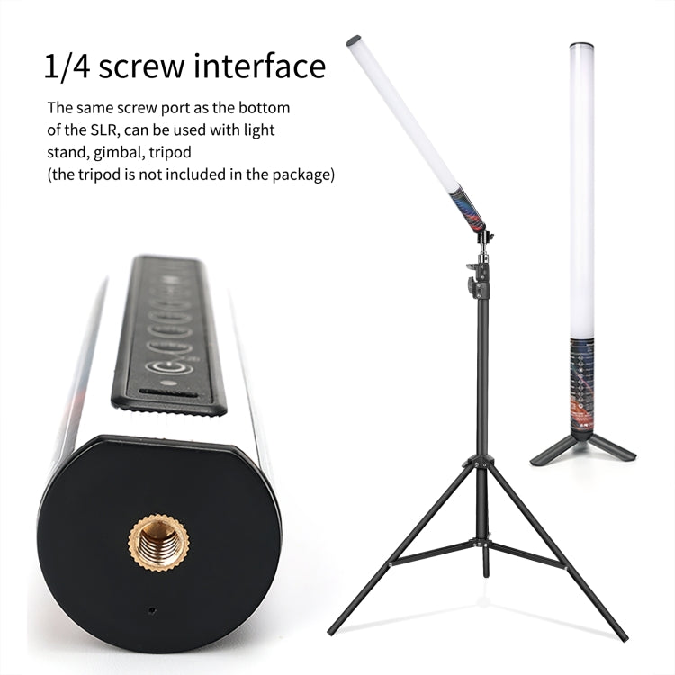 LUXCeO Mood1 50cm RGB Colorful Atmosphere Rhythm LED Stick Handheld Video Photo Fill Light, No Tripod -  by LUXCeO | Online Shopping South Africa | PMC TechLife | Buy Now Pay Later Mobicred