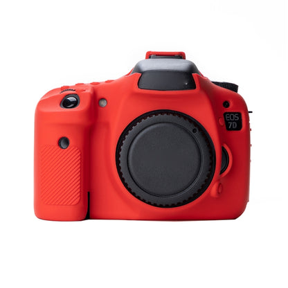 Soft Silicone Protective Case for Canon EOS 7D (Red) - Protective Case by PMC Jewellery | Online Shopping South Africa | PMC Jewellery