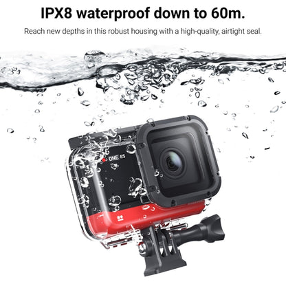 60m Underwater Depth Diving Case Waterproof Camera Housing for Insta360 One RS 4K - Case & Bags by PMC Jewellery | Online Shopping South Africa | PMC Jewellery