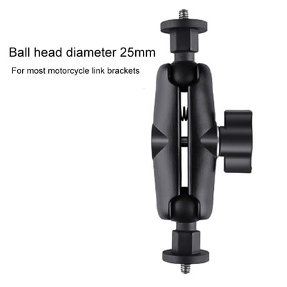 25mm 1/4 inch Screw ABS Ball Head Adapter Mount(Black) - Mount & Holder by PMC Jewellery | Online Shopping South Africa | PMC Jewellery