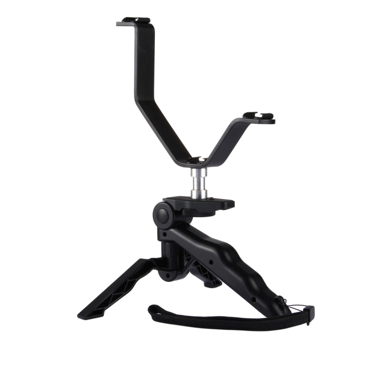 Smartphone Live Broadcast Bracket Grip Folding Tripod Holder Kits with 2x Phone Clips , For iPhone, Galaxy, Huawei, Xiaomi, HTC, Sony, Google and other Smartphones - free shipping - PMC TechLife - Order now!