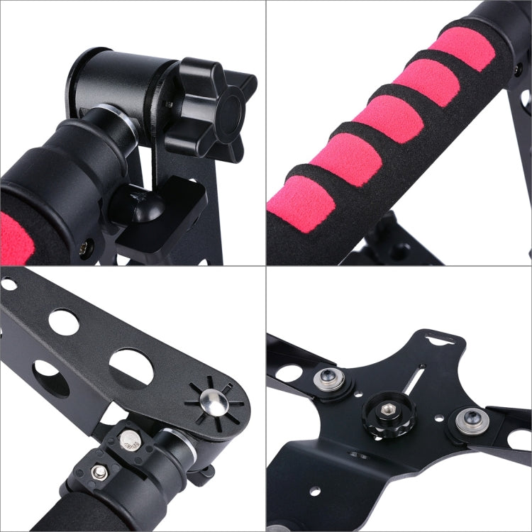 YELANGU D6-2 Rig I Multifunctional Handles Camera Shoulder Mount for DSLR Camera / Video Camera(Red) - Shoulder Mount by YELANGU | Online Shopping South Africa | PMC TechLife | Buy Now Pay Later Mobicred