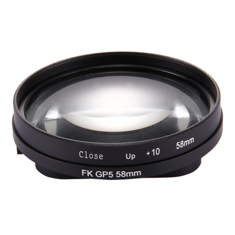 58mm 2 in 1 10X Close-Up Lens Filter for GoPro HERO7 Black/6 /5 - Lens Filter by PMC TechLife | Online Shopping South Africa | PMC TechLife
