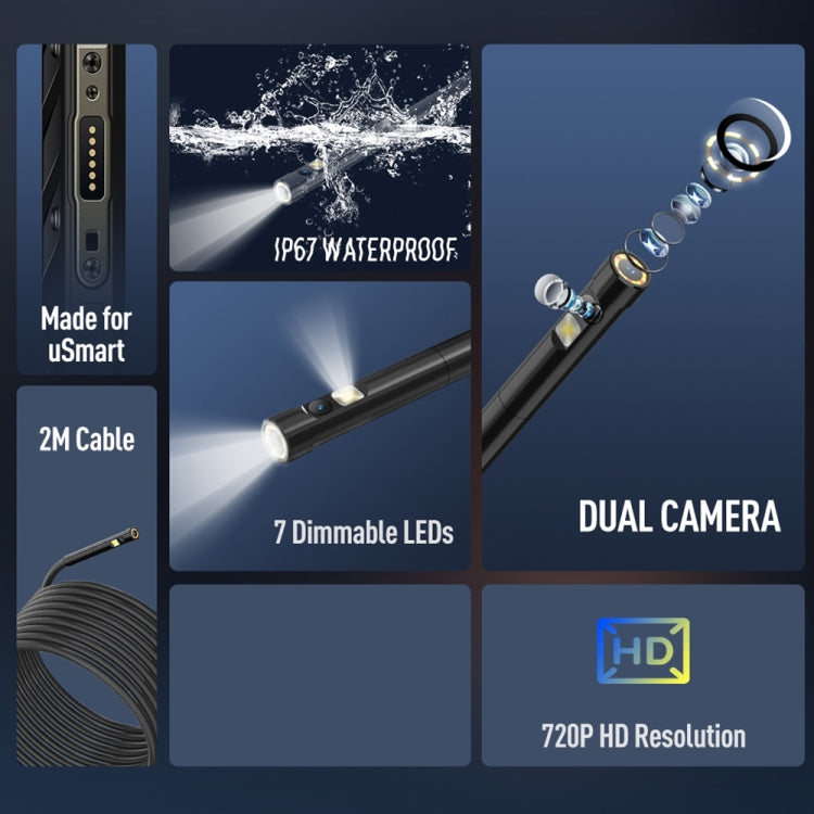 Ulefone Endoscope E2 IP67 Waterproof Digital Endoscope for Ulefone Armor 9 / 9E / Power Armor 13 / 16 Pro / 18T / Armor Pad(Black) - free shipping - PMC TechLife - Order now!
