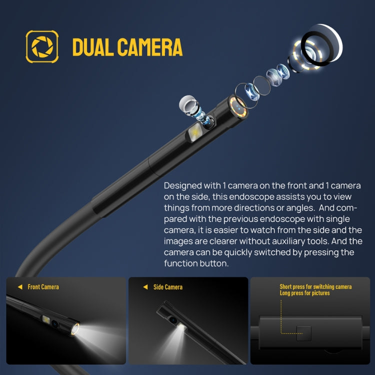Ulefone Endoscope E2 IP67 Waterproof Digital Endoscope for Ulefone Armor 9 / 9E / Power Armor 13 / 16 Pro / 18T / Armor Pad(Black) -  by Ulefone | Online Shopping South Africa | PMC Jewellery