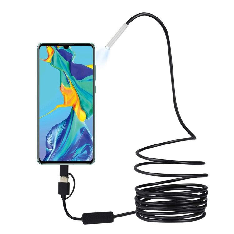 inskam107 3.9mm 3 In 1 HD Waterproof Industry Digital Endoscope Inspection Camera, Length: 1m Flexible Cable(Black) - free shipping - PMC TechLife - Order now!