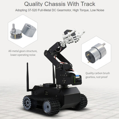 Waveshare JETANK AI Tracked Mobile Robot Kit, Based on Jetson Nano, EU Plug - Robotics Accessories by WAVESHARE | Online Shopping South Africa | PMC Jewellery