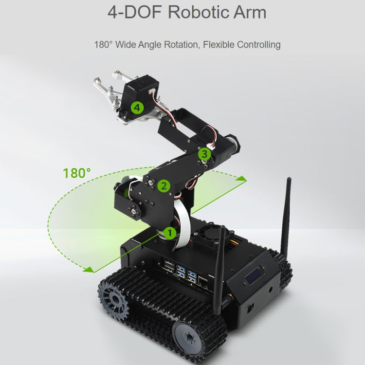 Waveshare JETANK AI Tracked Mobile Robot Kit, Based on Jetson Nano, EU Plug - Robotics Accessories by WAVESHARE | Online Shopping South Africa | PMC Jewellery