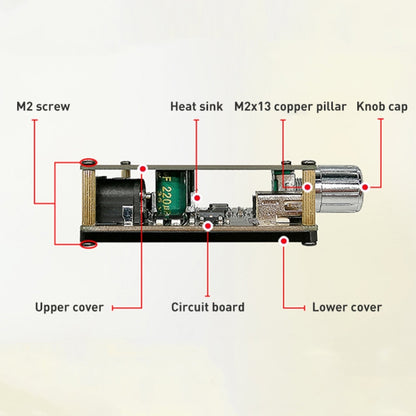 50W MP3 Stereo Audio Digital Power Amplifier Board Bluetooth Amplifier Module, without Shell - Breadboard / Amplifier Board by PMC Jewellery | Online Shopping South Africa | PMC Jewellery