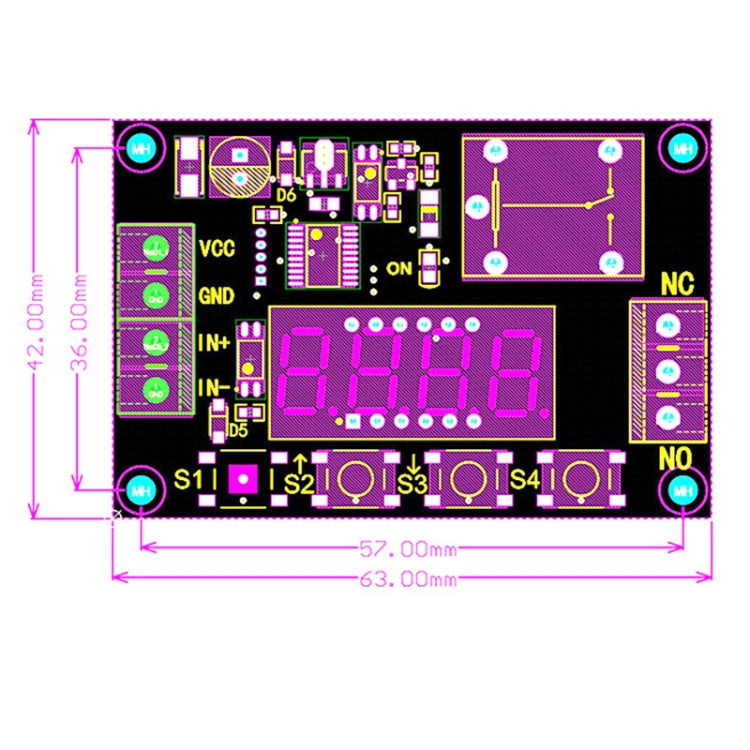 24V Time Relay Module Trigger OFF / ON Switch Cycle Timing Relay Board - free shipping - PMC TechLife - Order now!