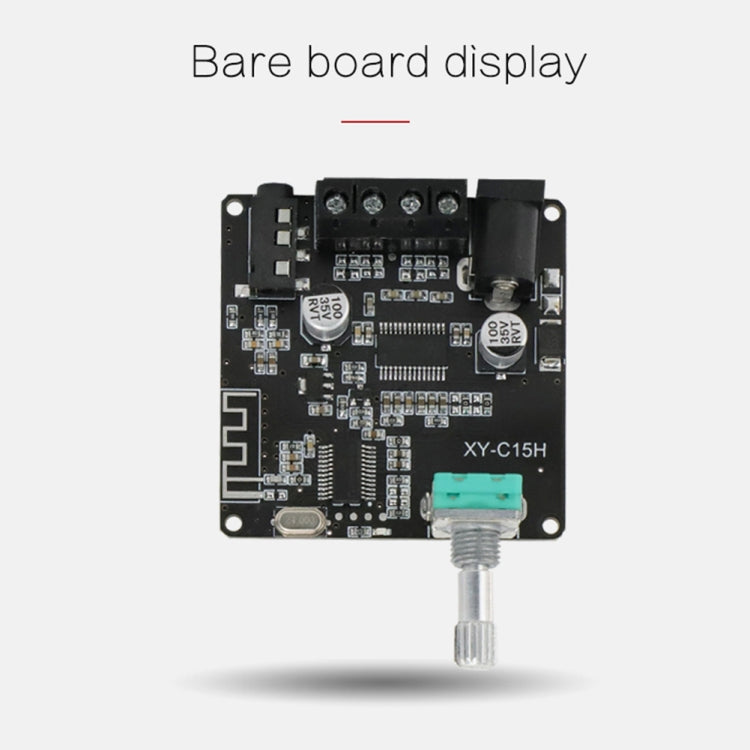 XY-C15H 20W Dual Channel HIFI Bluetooth 5.0 Stereo Digital Audio Power Amplifier Board with Shell - Breadboard / Amplifier Board by PMC TechLife | Online Shopping South Africa | PMC TechLife