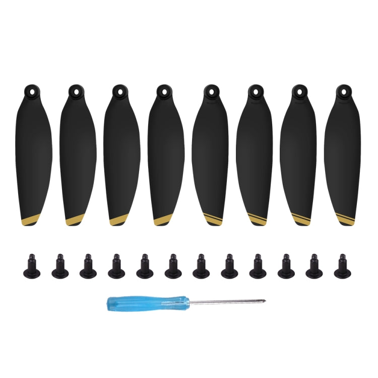 8PCS/Set Sunnylife 4726F Low Noise Quick-release Wing Propellers for DJI Mavic Mini 1(Gold) - free shipping - PMC TechLife - Order now!