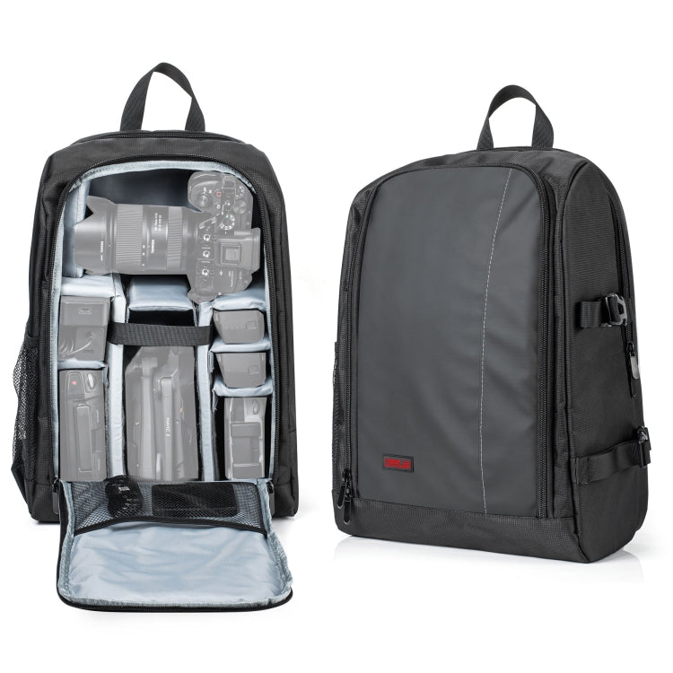 Shoulders Decompression Backpack for DJI Mavic 3 / DSLR Cameras(Black) - free shipping - PMC TechLife - Order now!
