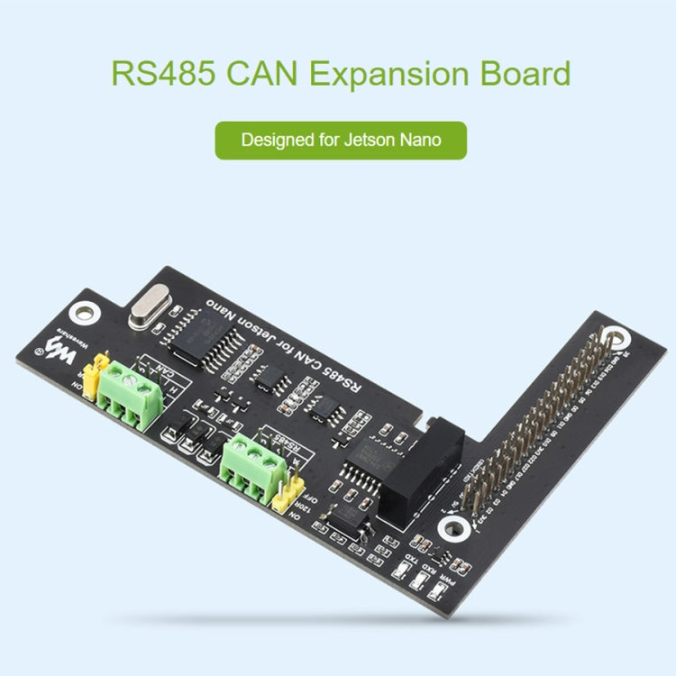 Waveshare RS485 CAN Expansion Board for Jetson Nano, Digital Isolation, Built-In Protection Circuit - free shipping - PMC TechLife - Order now!