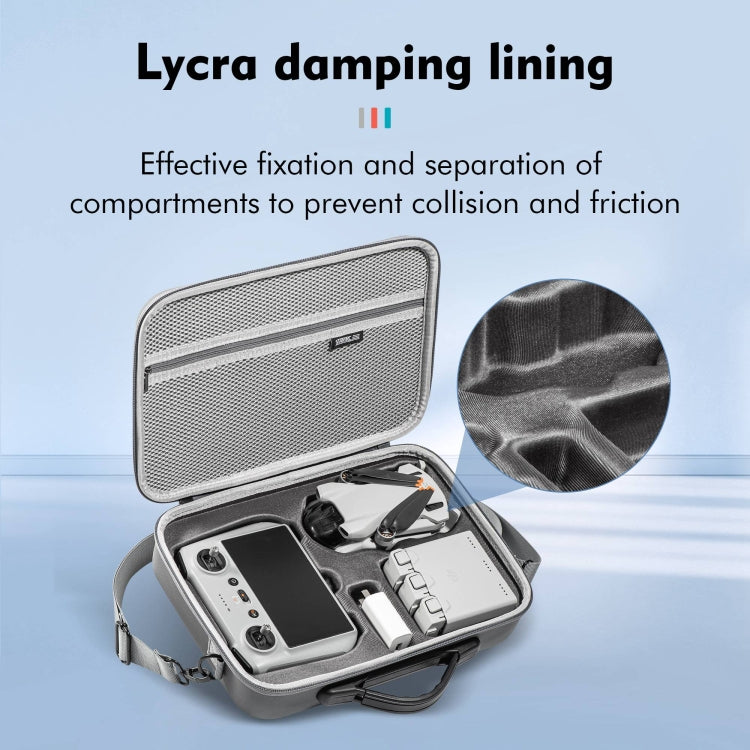 For DJI Mini 3 / RC with Screen STARTRC Shoulder Storage Bag Handbag (Grey) - Carry Cases & Bags by STARTRC | Online Shopping South Africa | PMC TechLife | Buy Now Pay Later Mobicred