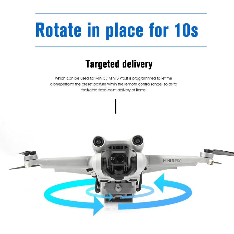 For DJI Mini 3 / Mini 3 Pro STARTRC Air-Dropping System Thrower Parabolic Bracket (Grey) - Holder Series by STARTRC | Online Shopping South Africa | PMC Jewellery