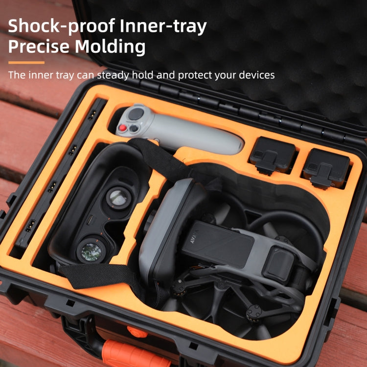 For DJI Avata Sunnylife AQX-6-U Upgraded Waterproof Shockproof Safety Carry Case Storage Bag (Black) - free shipping - PMC TechLife - Order now!