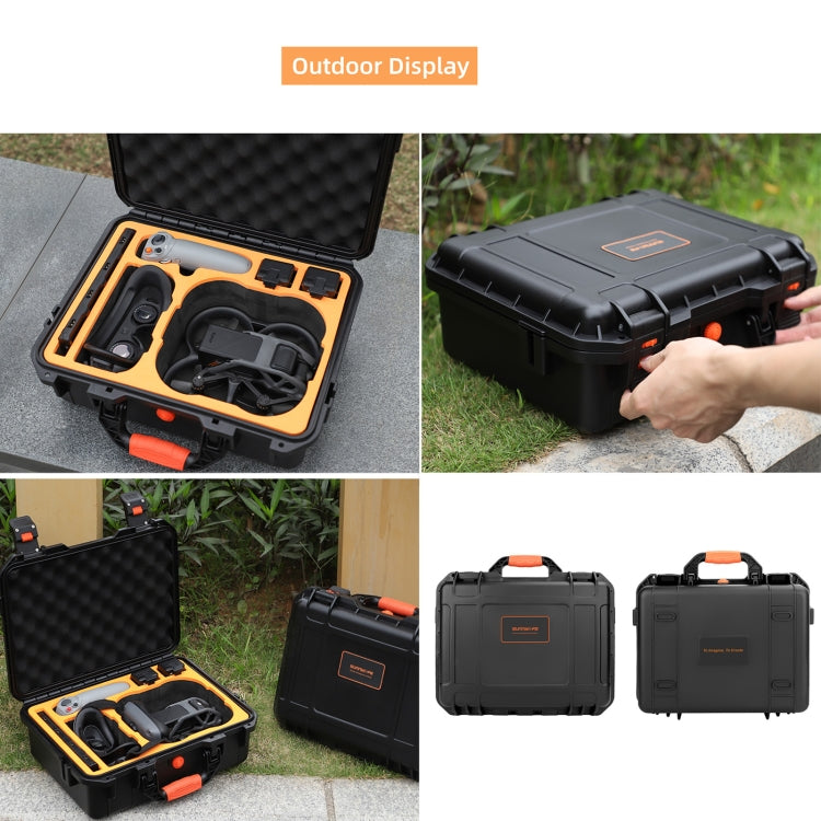 For DJI Avata Sunnylife AQX-6-U Upgraded Waterproof Shockproof Safety Carry Case Storage Bag (Black) - free shipping - PMC TechLife - Order now!