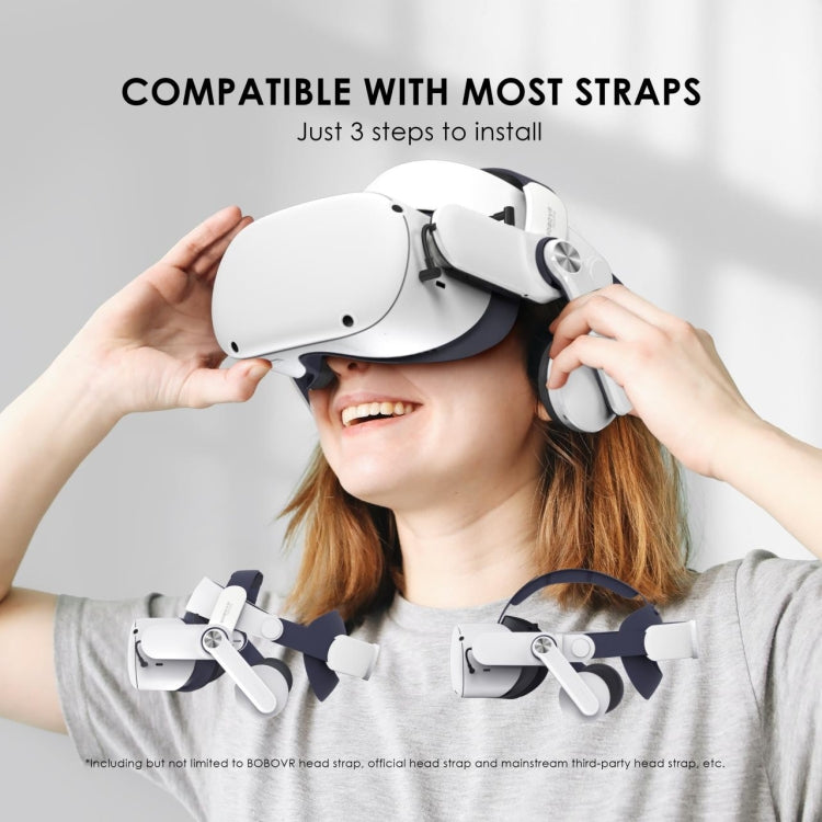 BOBOVR A2 Air Magnetic Double Earmuff Design Headphones for Oculus Quest 2 - VR Accessories by PMC Jewellery | Online Shopping South Africa | PMC Jewellery