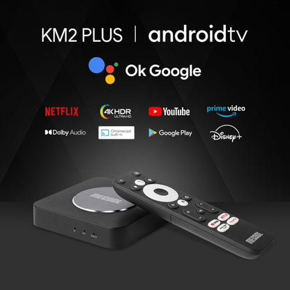 MECOOL KM2 Plus 4K Smart TV BOX Android 11.0 Media Player with Remote Control, Amlogic S905X2 Quad Core, RAM: 2GB, ROM: 16GB, US Plug - Amlogic S905 by MECOOL | Online Shopping South Africa | PMC Jewellery