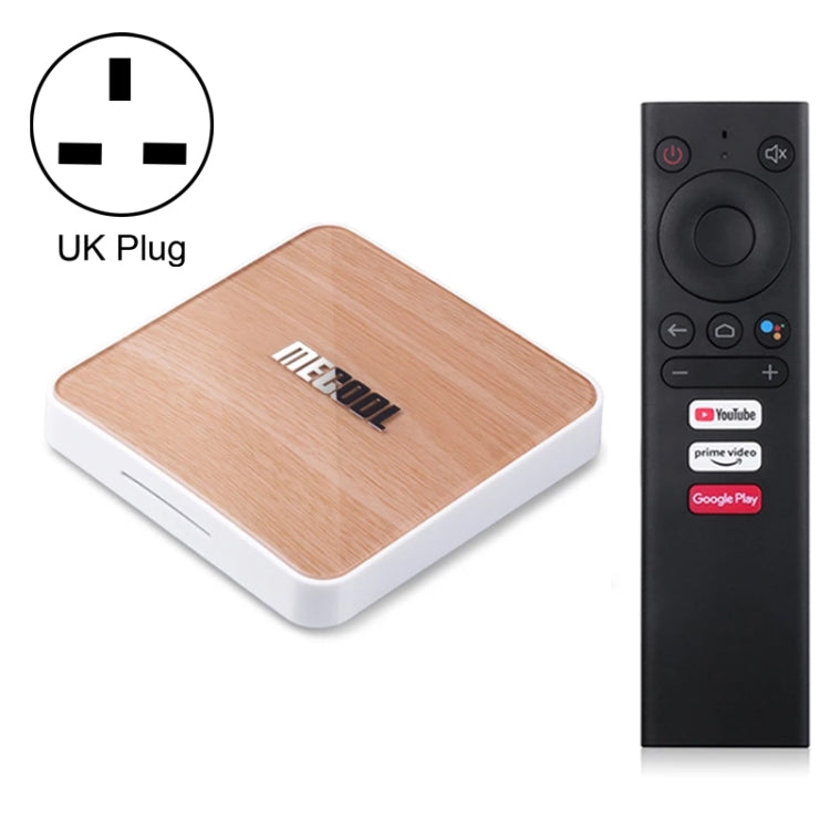 MECOOL KM6 4K Smart TV BOX Android 10.0 Media Player with Remote Control, Amlogic S905X4 Quad Core ARM Cortex A55, RAM: 4GB, ROM: 64GB, Support WiFi, Bluetooth, Ethernet, UK Plug - Amlogic S905 by MECOOL | Online Shopping South Africa | PMC Jewellery