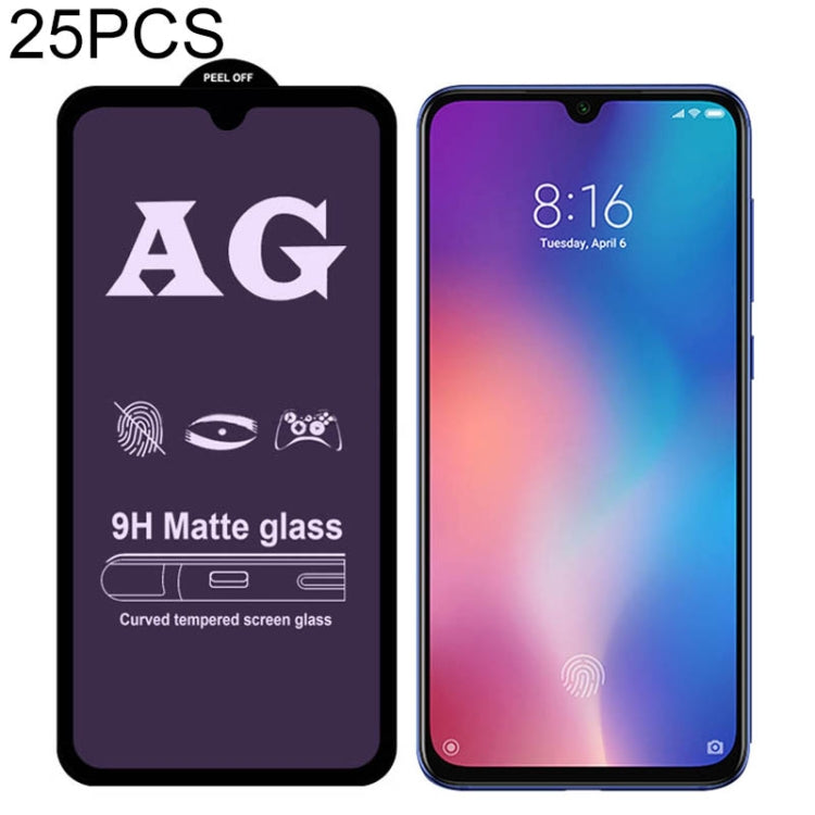 25 PCS AG Matte Anti Blue Light Full Cover Tempered Glass For Xiaomi Mi 8 -  by PMC TechLife | Online Shopping South Africa | PMC TechLife