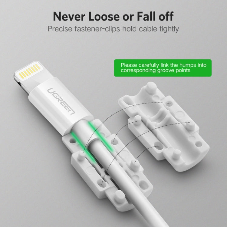 UGREEN LP127 6 PCS Anti-break Data Cable Protector for All Apple Original Data Cable - Cable Organizer by UGREEN | Online Shopping South Africa | PMC TechLife | Buy Now Pay Later Mobicred