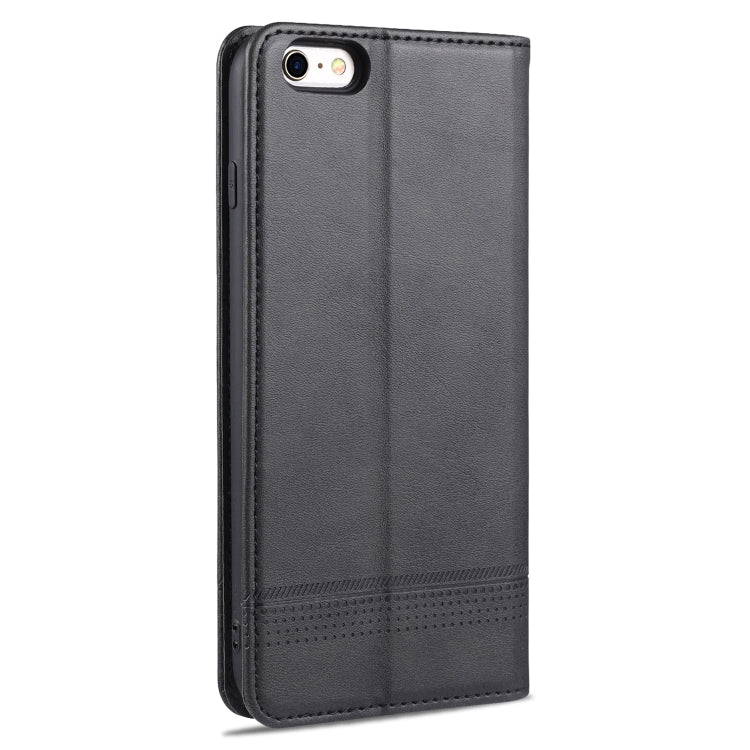 AZNS Magnetic Calf Texture Horizontal Flip Leather Case with Card Slots & Holder & Wallet For iPhone 8 / 7(Black) - More iPhone Cases by AZNS | Online Shopping South Africa | PMC TechLife | Buy Now Pay Later Mobicred