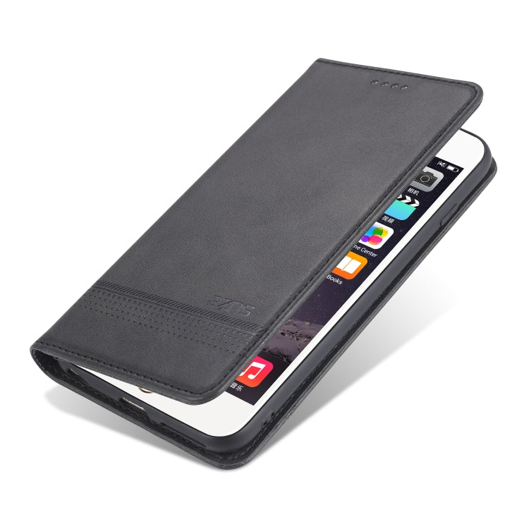 AZNS Magnetic Calf Texture Horizontal Flip Leather Case with Card Slots & Holder & Wallet For iPhone 8 / 7(Black) - More iPhone Cases by AZNS | Online Shopping South Africa | PMC TechLife | Buy Now Pay Later Mobicred