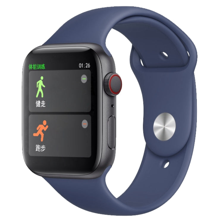 H55Pro 1.4 inch TFT Screen Smart Bluetooth Watch, Support Sleep Monitor / Heart Rate Monitor / Blood Pressure Monitor, Style: Silicone Strap(Dark Blue) - free shipping - PMC TechLife - Order now!