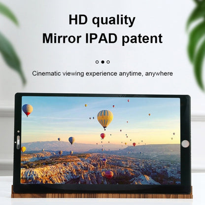 12 Inch Log HD Mobile Phone Screen Amplifier(Golden Wood Grain) - Screen Magnifier by PMC Jewellery | Online Shopping South Africa | PMC Jewellery