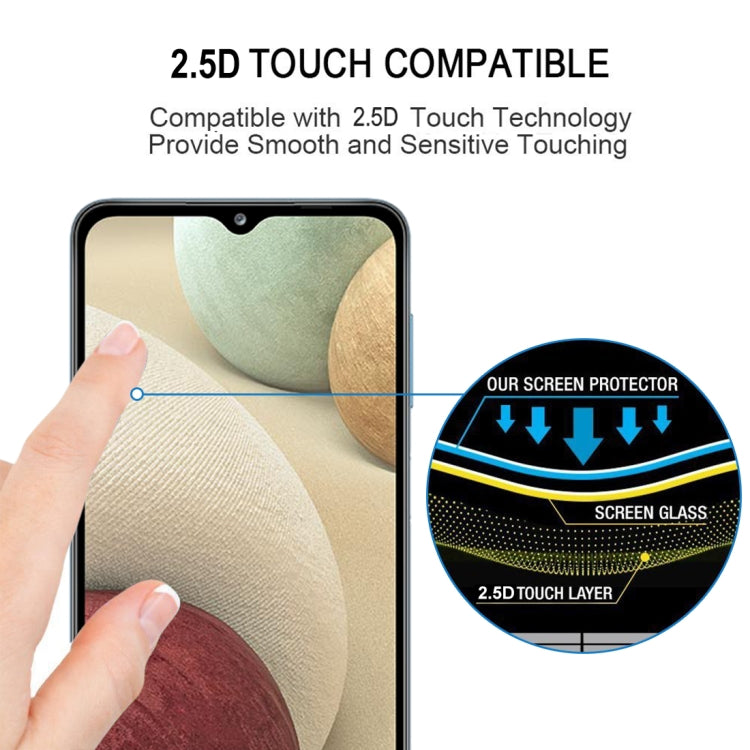 For Samsung Galaxy A12 5G / A12 / A12 Nacho / M12 / A13 5G 25 PCS Full Glue Full Screen Tempered Glass Film - free shipping - PMC TechLife - Order now!
