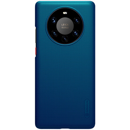 For Huawei Mate 40 Pro+ NILLKIN Frosted Concave-convex Texture PC Protective Case(Peacock Blue) - Huawei Cases by NILLKIN | Online Shopping South Africa | PMC Jewellery