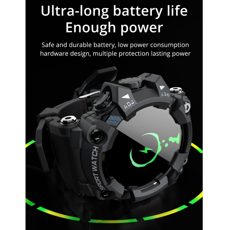 Lokmat ATTACK 1.28 inch TFT LCD Screen Smart Watch, Support Sleep Monitor / Heart Rate Monitor / Blood Pressure Monitor(Camouflage Green) - free shipping - PMC TechLife - Order now!