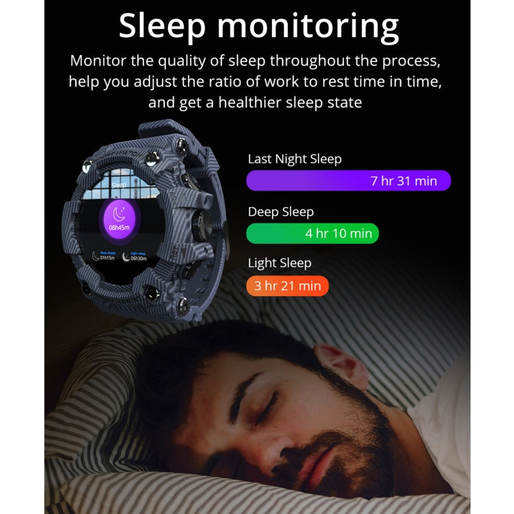 Lokmat ATTACK 1.28 inch TFT LCD Screen Smart Watch, Support Sleep Monitor / Heart Rate Monitor / Blood Pressure Monitor(Camouflage Green) - free shipping - PMC TechLife - Order now!