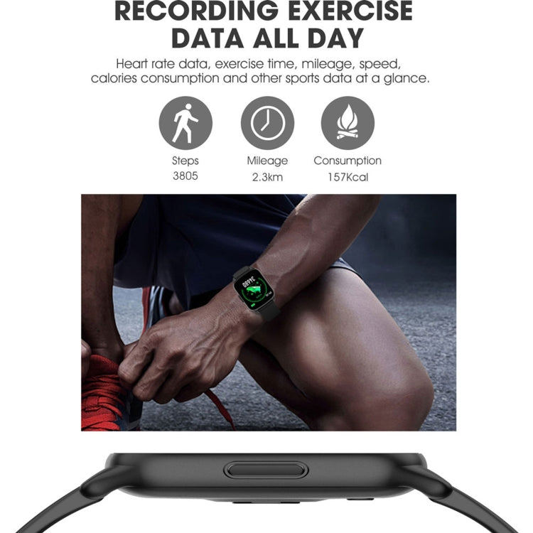 Lokmat KW17 1.3 inch TFT Screen IP68 Waterproof Smart Watch, Support Sleep Monitor / Heart Rate Monitor / Blood Pressure Monitor(Grey) - free shipping - PMC TechLife - Order now!