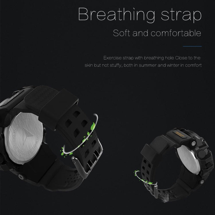Lokmat MK16 LCD Screen 50m Waterproof Smart Watch, Support Information Reminder / Remote Camera / Walking Motion Monitor(Black) - free shipping - PMC TechLife - Order now!