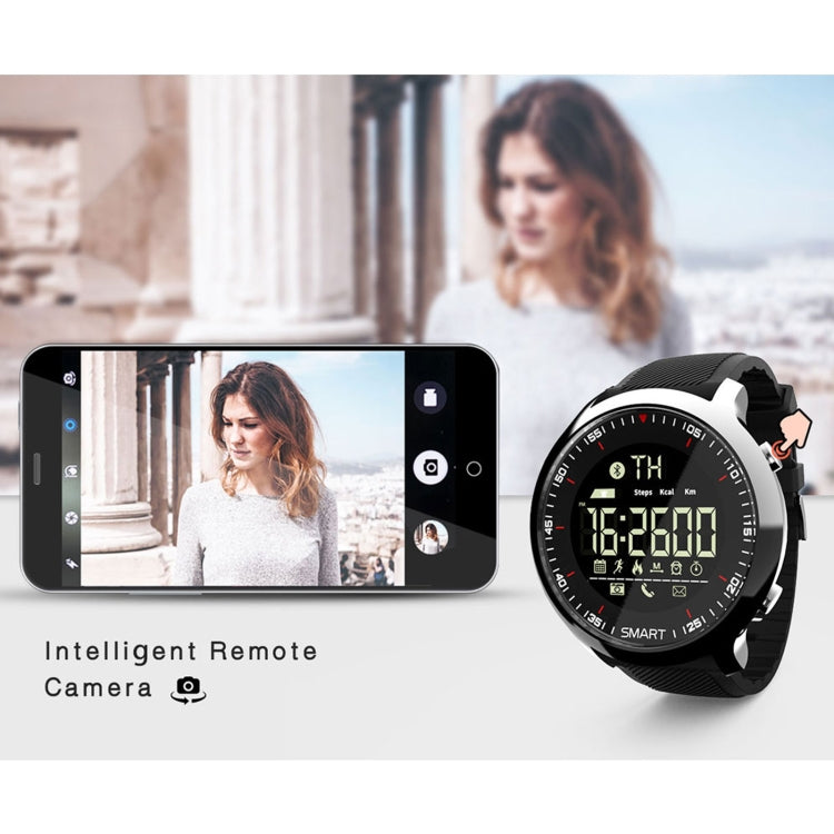 Lokmat MK18 1.1 inch Circle Screen IP68 Waterproof Smart Watch, Support Information Reminder / Remote Camera / Walking Motion Monitor(Orange) - free shipping - PMC TechLife - Order now!
