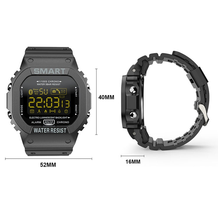 Lokmat MK22 1.21 inch FSTN LCD Screen 50m Waterproof Smart Watch, Support Information Reminder / Remote Camera / Sport Record(Orange) - free shipping - PMC TechLife - Order now!