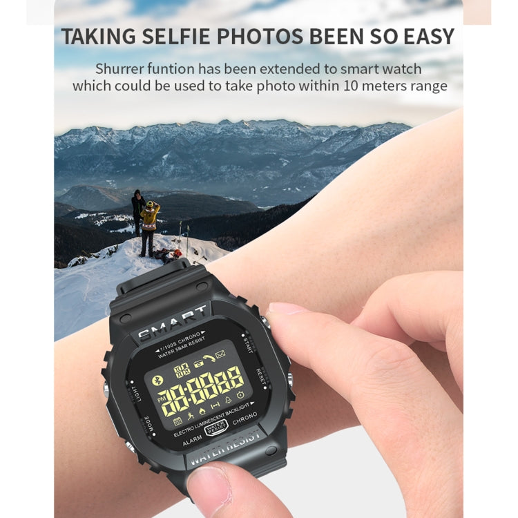 Lokmat MK22 1.21 inch FSTN LCD Screen 50m Waterproof Smart Watch, Support Information Reminder / Remote Camera / Sport Record(Orange) - free shipping - PMC TechLife - Order now!